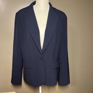 NWOT Apostrophe Navy Women's Blazer